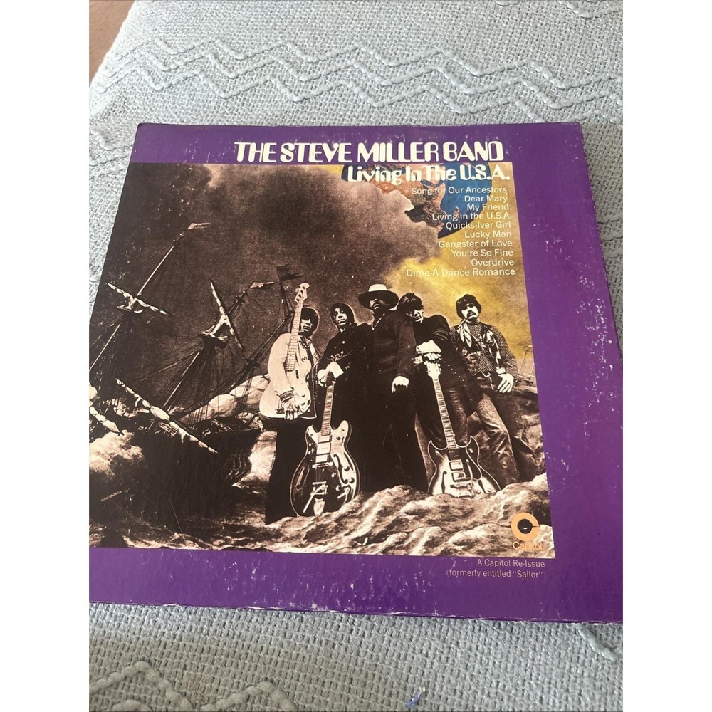 The Steve Miller Band* – Living In The U.S.A. -Capitol Records – Vintage LP